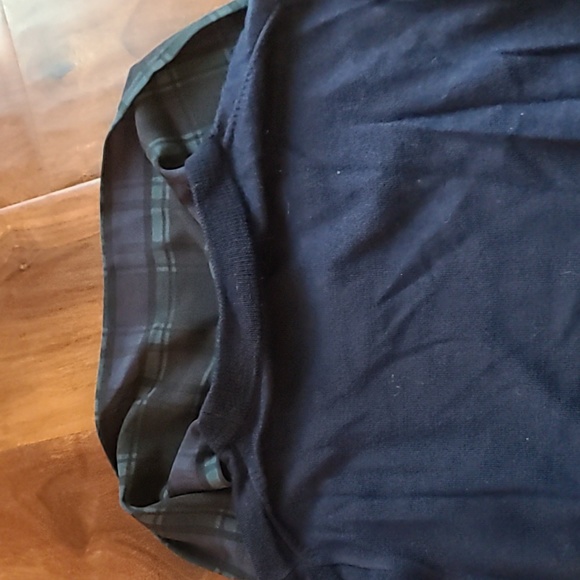 🎉Host Pick🎉 J Crew Merino mockneck sweater with tartan scarf tie - Picture 11 of 11